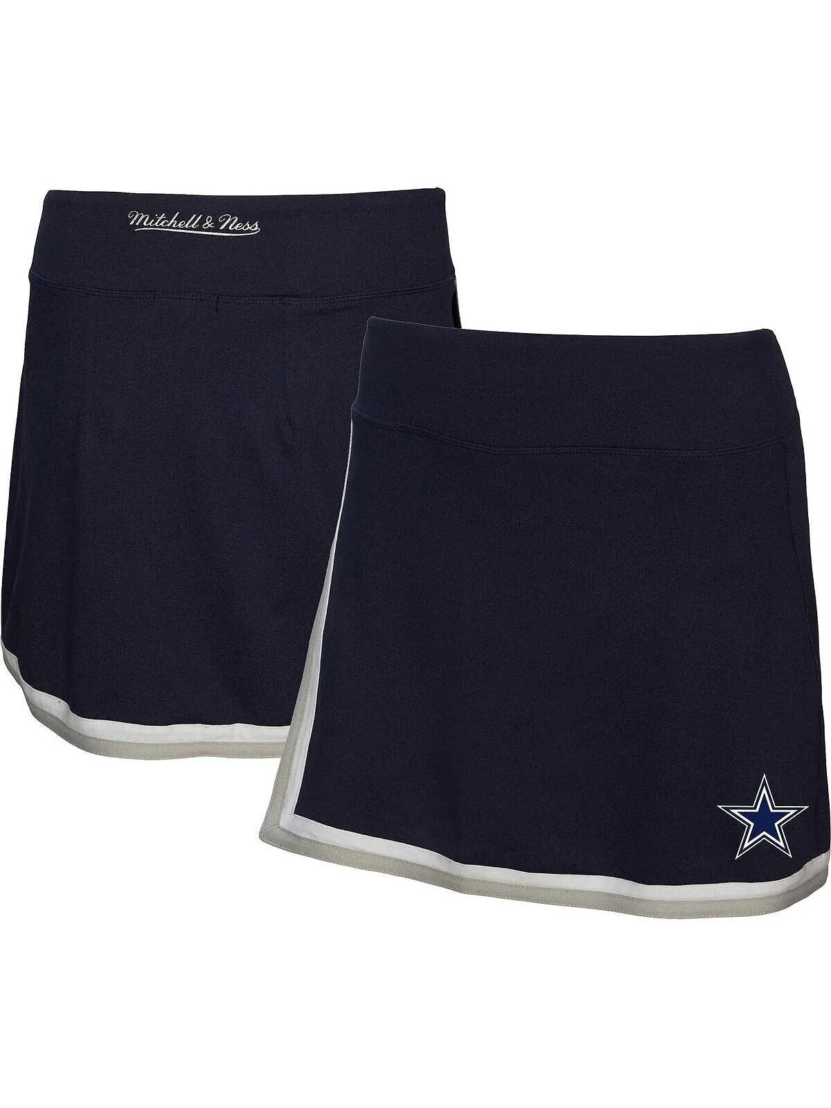 Женская темно-синяя юбка Dallas Cowboys Mitchell & Ness — изображение 1 из 1, темно-синий
