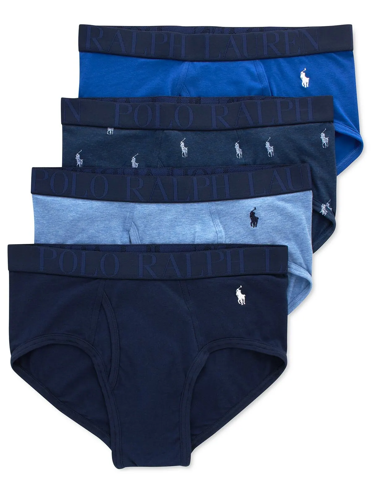 Комплект трусов Polo Ralph Lauren Classic Stretch, 4 предмета — изображение 2 из 4, синий