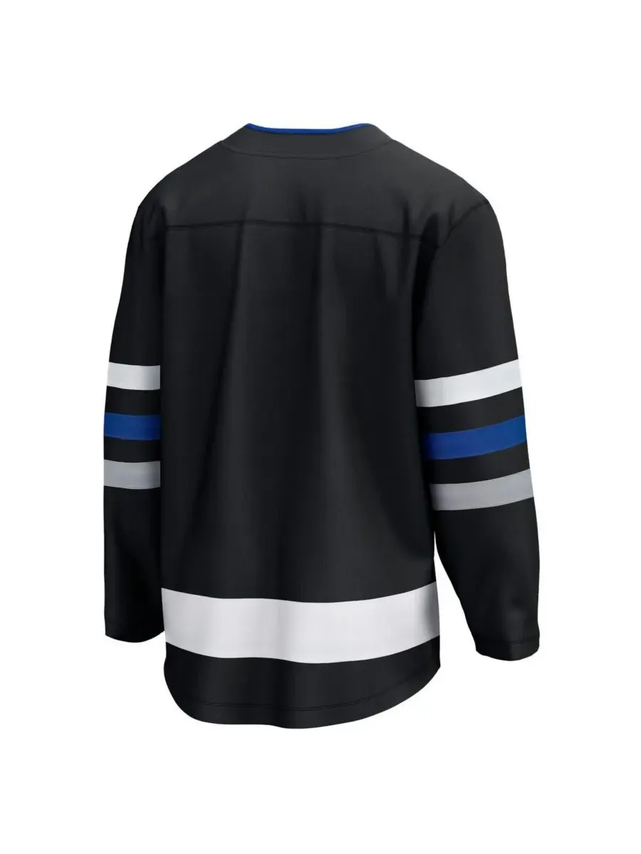Authentic NCAA Apparel Мужская черная альтернативная футболка Fanatics Branded Tampa Bay Lightning — изображение 2 из 3