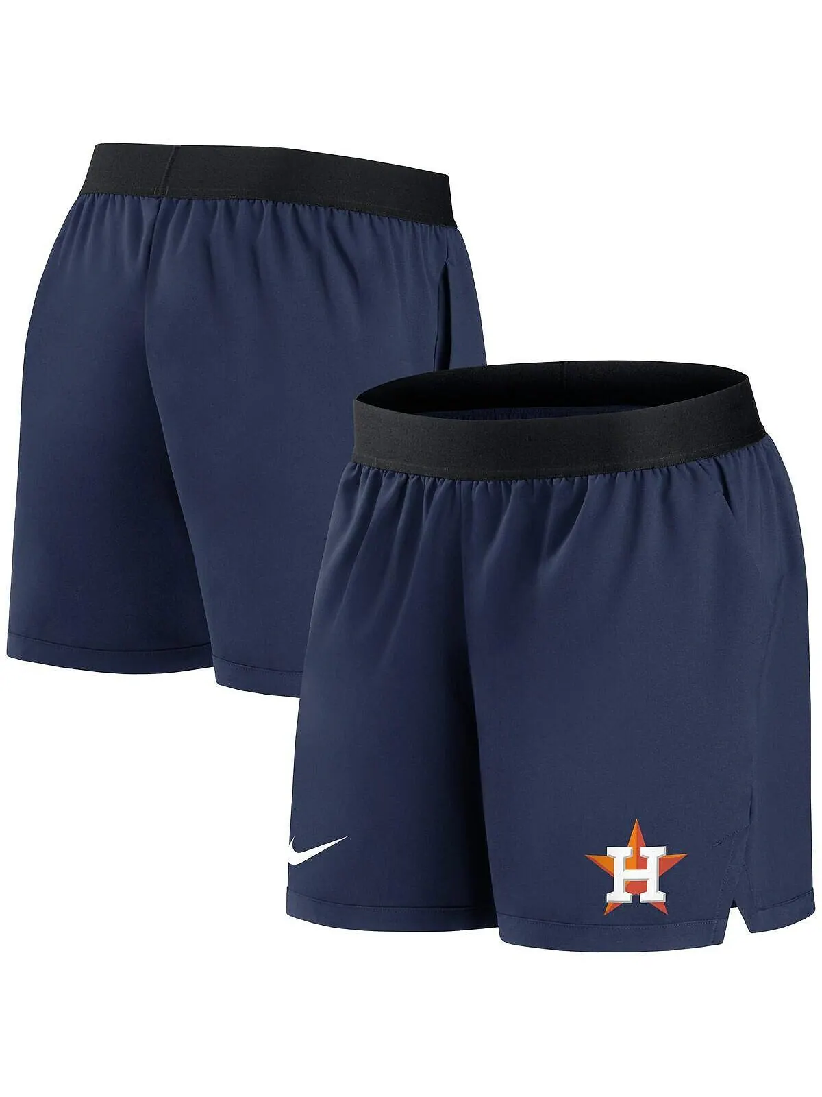 Женские темно-синие шорты houston astros authentic collection flex vent max performance Nike — изображение 1 из 3