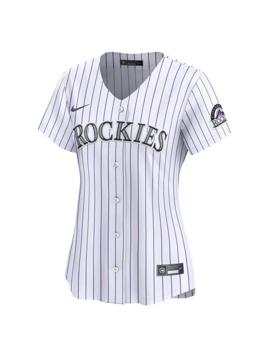 Nike Женская белая домашняя футболка Colorado Rockies Limited — изображение 2 из 3, белый
