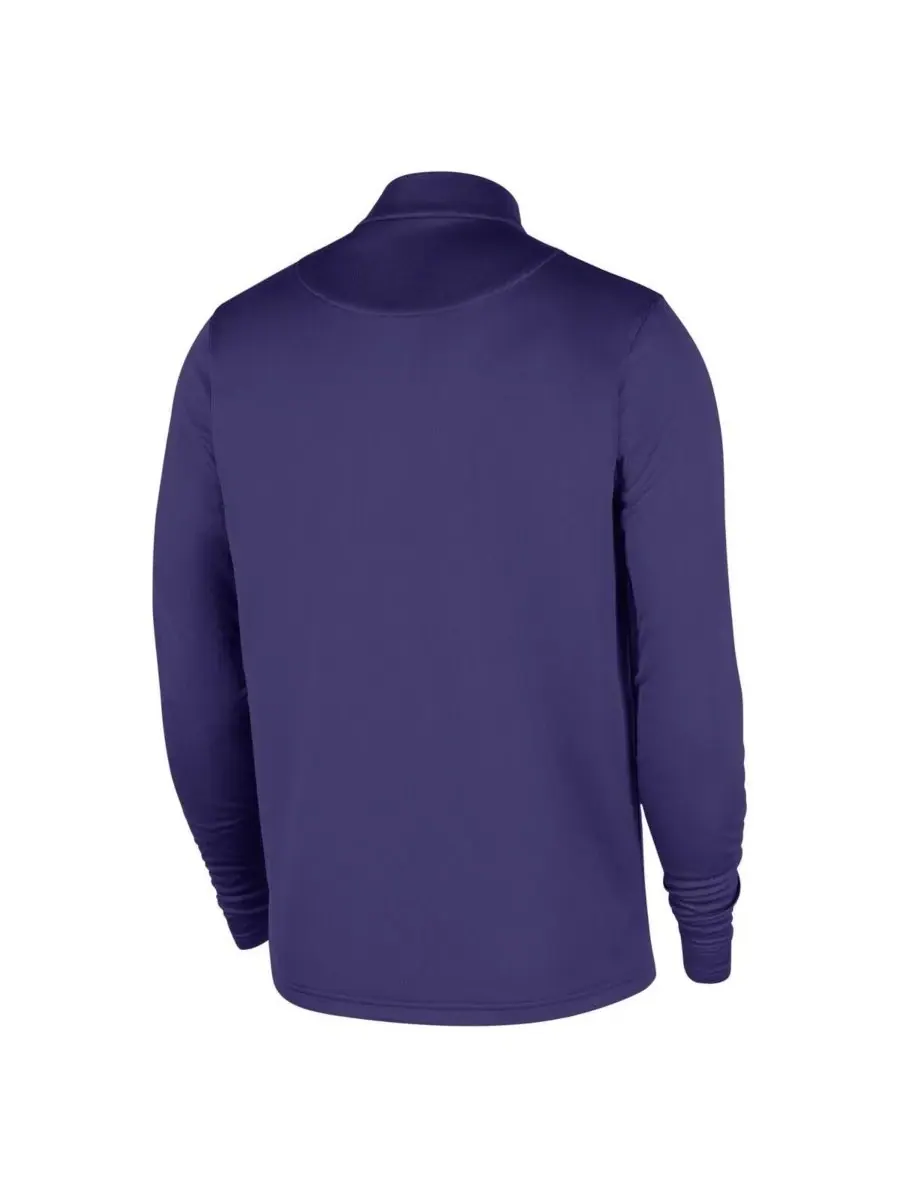 Nike Мужская фиолетовая толстовка Charlotte Hornets 2025/26 Authentic Coaches Quarter-Zip Dri-Fit — изображение 3 из 3