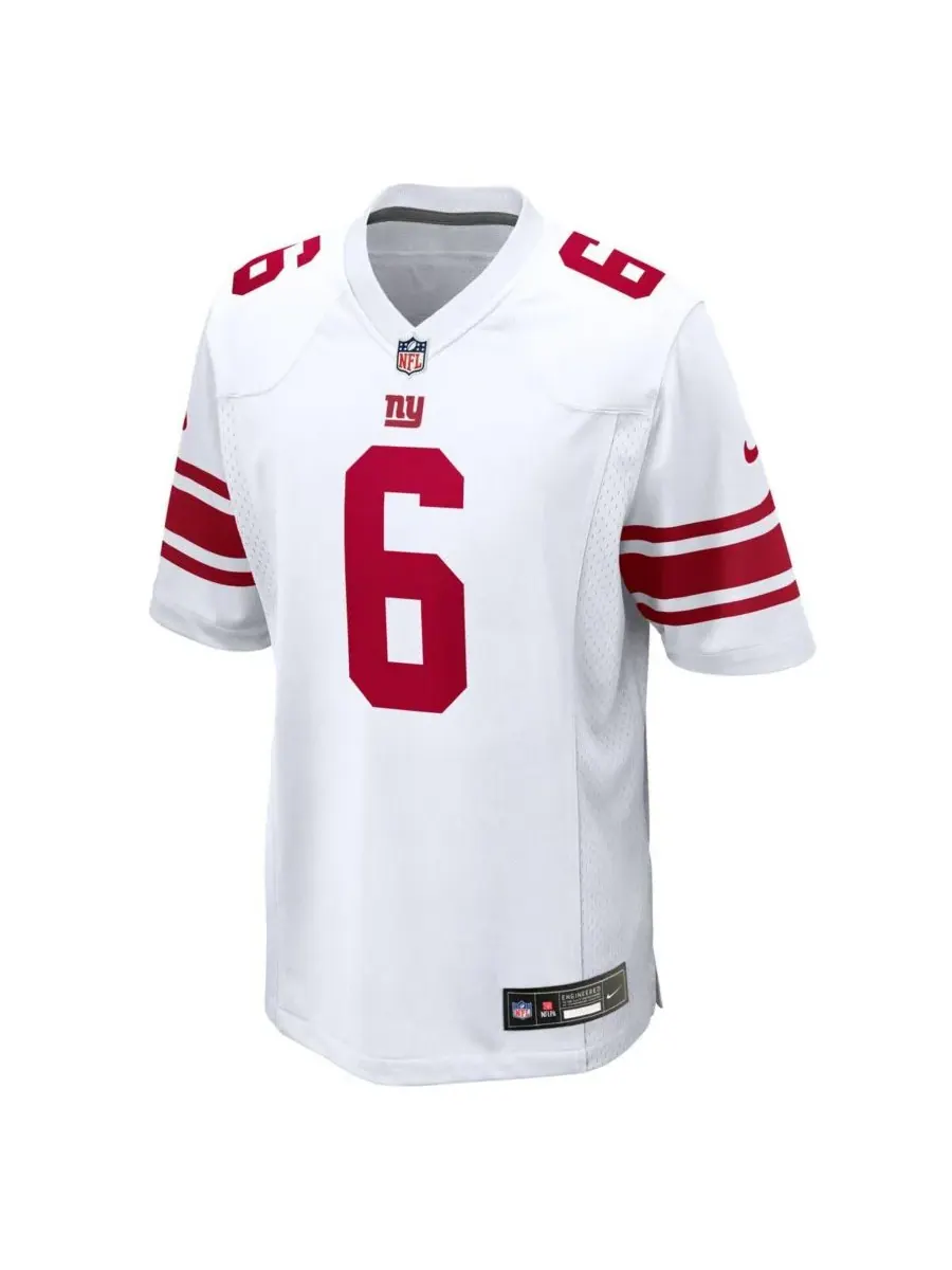 Nike Мужская белая игровая футболка Jaxson Dart New York Giants — изображение 2 из 3, белый