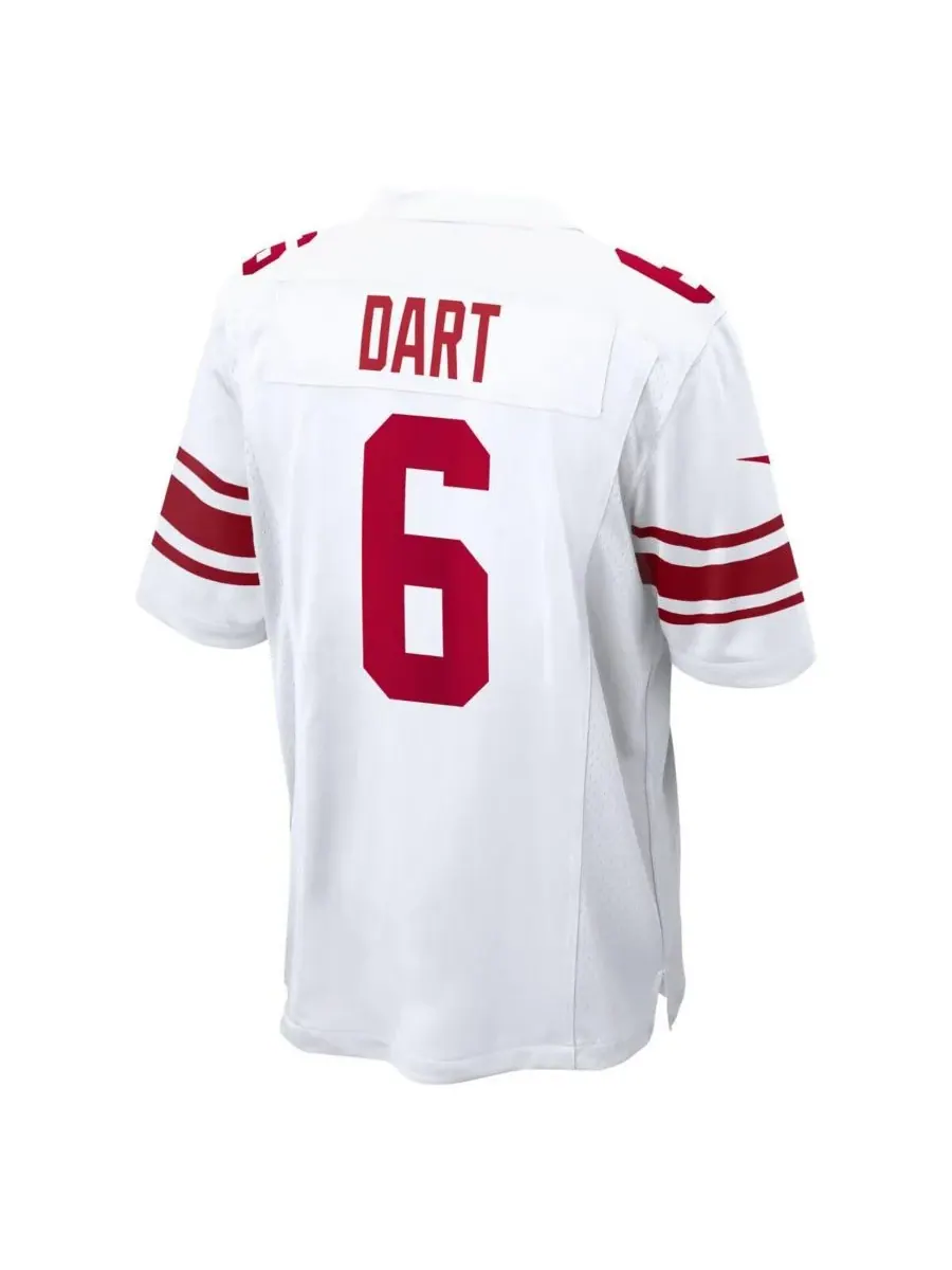 Nike Мужская белая игровая футболка Jaxson Dart New York Giants — изображение 3 из 3, белый