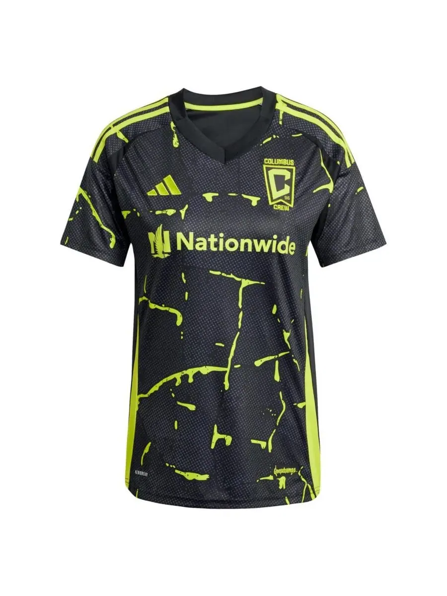 Adidas Женская черная футболка Darlington Nagbe Columbus Crew 2025 The Goosebumps Kit Replica — изображение 3 из 3, черный