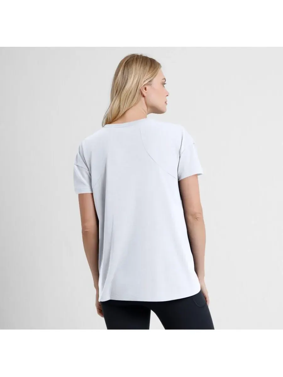 Nike Женская белая футболка Colorado Rockies 2025 City Connect Flowy Fashion Tri-Blend Performance — изображение 4 из 4