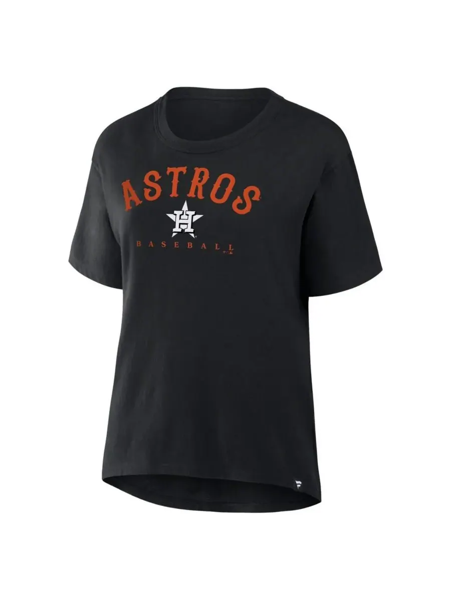 Fanatics Женская черная футболка Houston Astros свободного кроя Legacy — изображение 2 из 3, черный