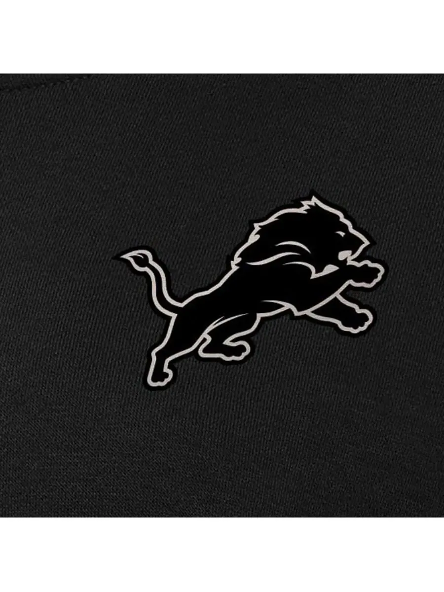 Antigua Женская черная толстовка Detroit Lions Victory — изображение 2 из 2, черный