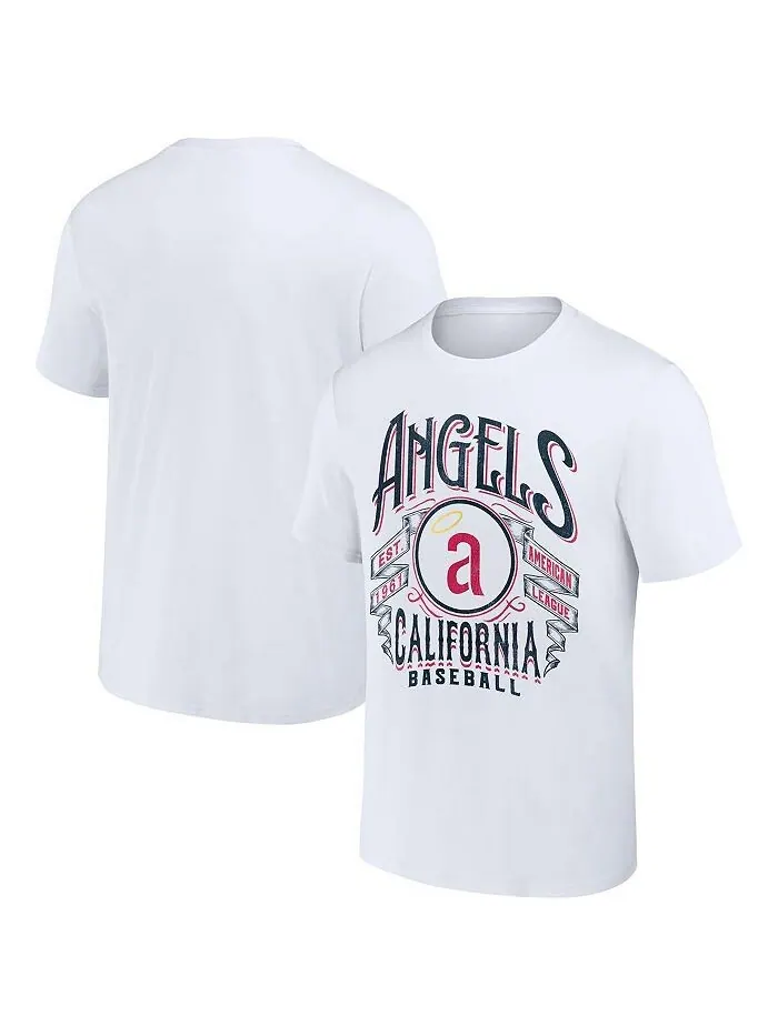 Мужская футболка Darius Rucker Collection by White California Angels Cooperstown Collection с — изображение 1 из 3, белый