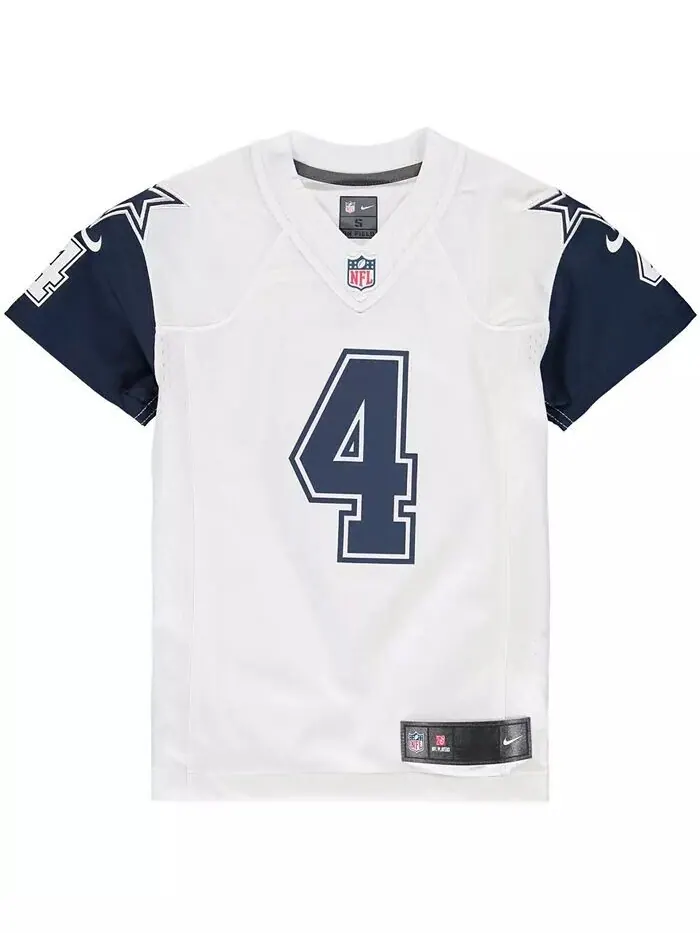 Джерси Big Boys Dak Prescott White Dallas Cowboys Color Rush Game Nike — изображение 2 из 3