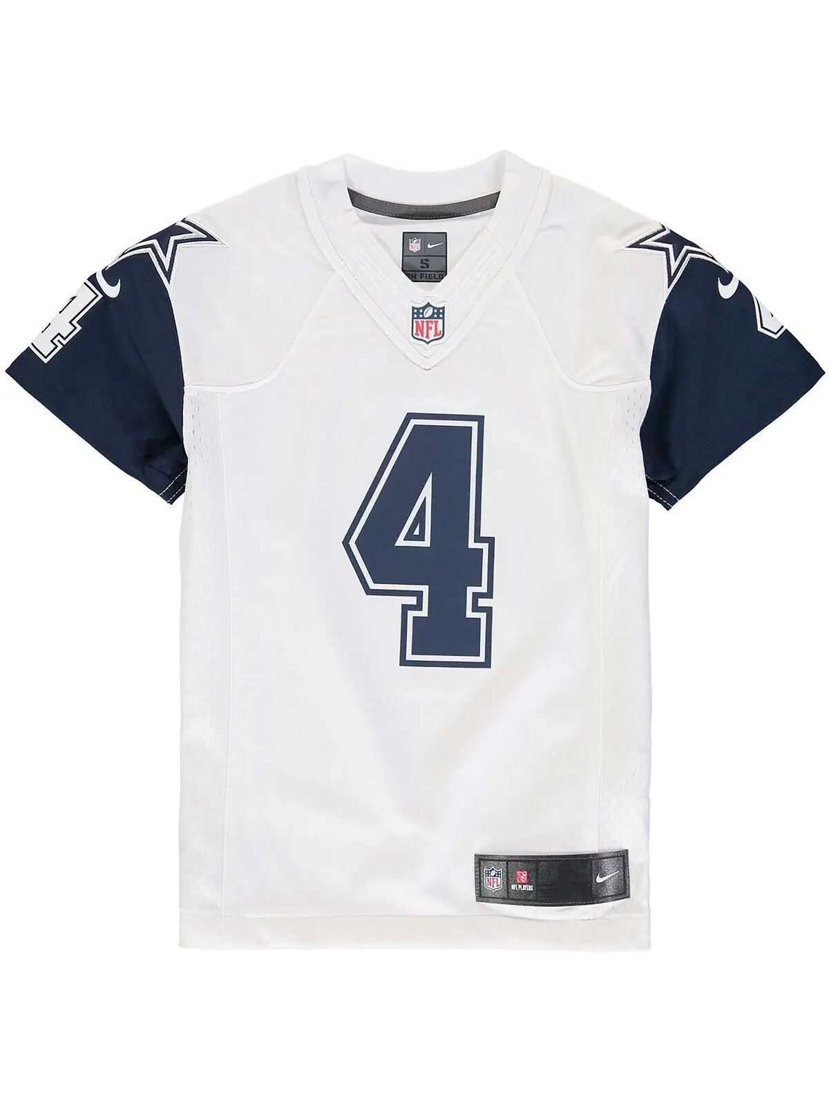 Джерси Big Boys Dak Prescott White Dallas Cowboys Color Rush Game Nike — изображение 2 из 3, белый