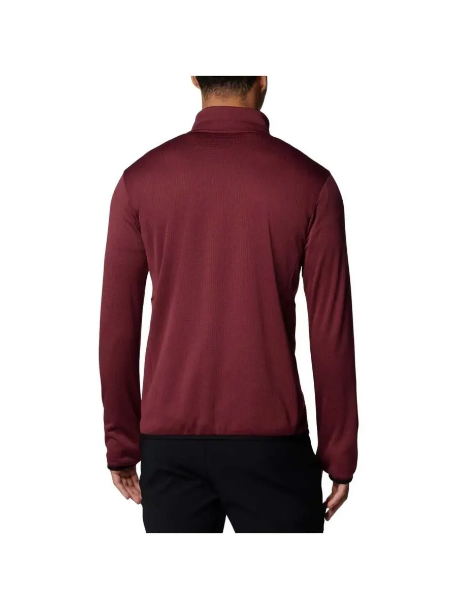 Мужская куртка Garnet Florida State Seminoles Park View Grid Fleece Omni-Wick Half-Zip Jacket — изображение 2 из 2, гранат