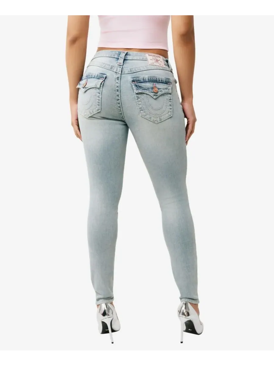 Женские джинсы Jennie Mid Rise Skinny Big T Flap Jeans True Religion, Playmaker — изображение 3 из 3