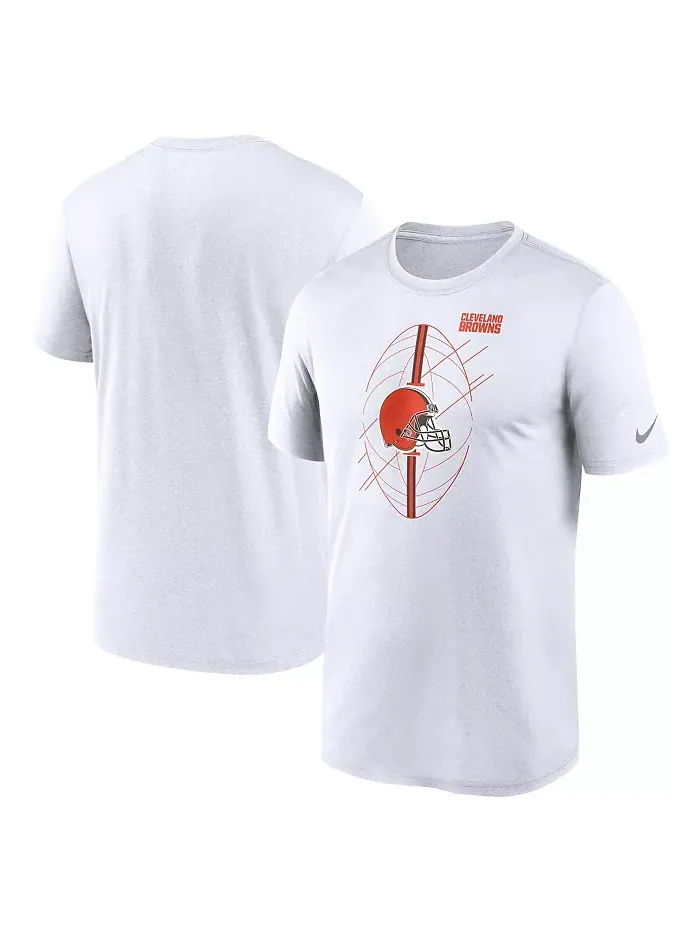 Мужская белая футболка Cleveland Browns Legend Icon Performance Nike — изображение 1 из 3