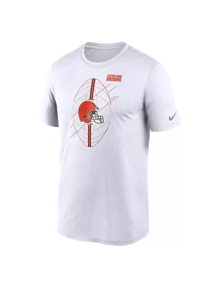 Мужская белая футболка Cleveland Browns Legend Icon Performance Nike — изображение 2 из 3