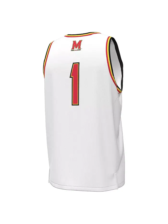 Мужская 1 белая реплика баскетбольной майки Maryland Terrapins Under Armour — изображение 3 из 3