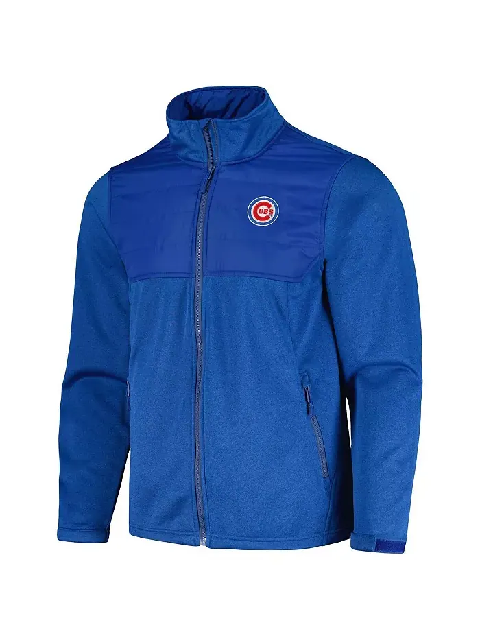 Мужская худи с молнией Chicago Cubs Explorer в оттенке Heather Royal Dunbrooke — изображение 2 из 4