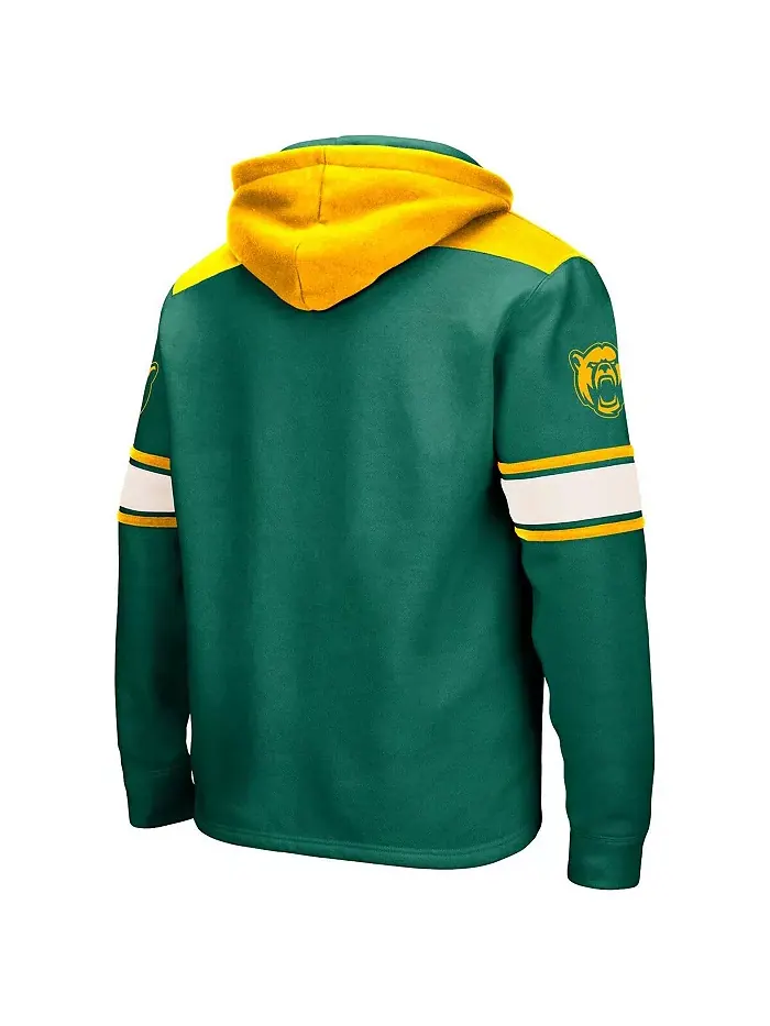 Мужская зеленая толстовка Baylor Bears 2.0 на шнуровке с капюшоном Colosseum — изображение 2 из 3