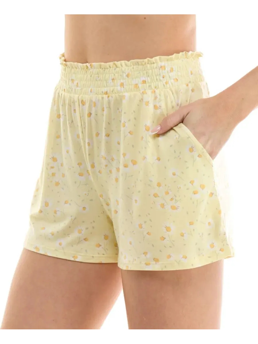 Женские пижамные шорты с имитацией сборки, комплект из 2 штук Jaclyn Intimates — изображение 9 из 15