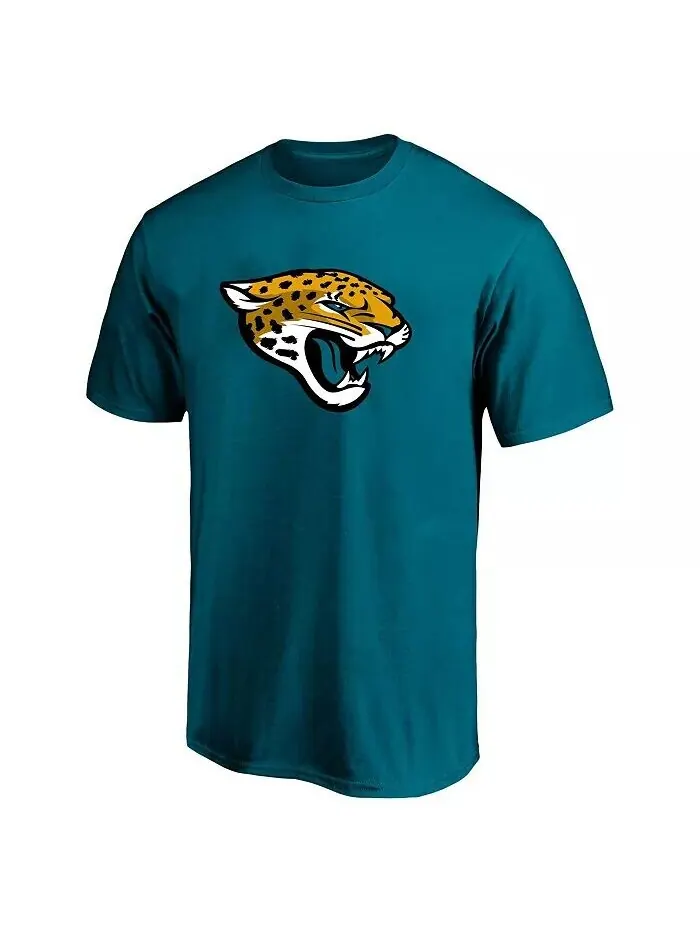 Мужская футболка с именем игрока Trevor Lawrence Teal Jacksonville Jaguars Big Tall Fanatics — изображение 2 из 3