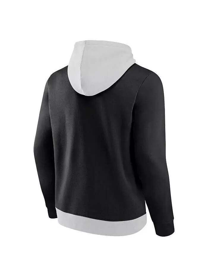 Мужская серо-черная толстовка Chicago White Sox Arctic с капюшоном Fanatics — изображение 3 из 3