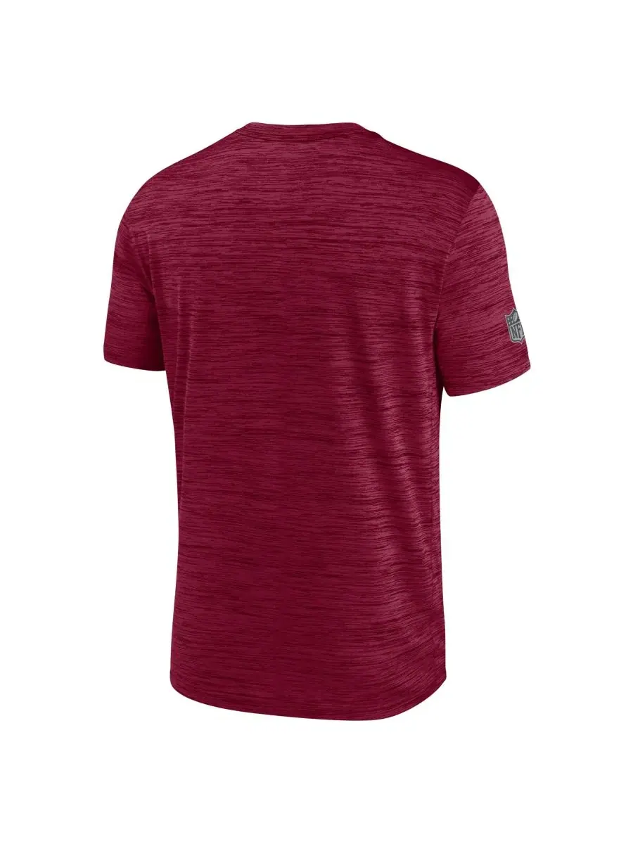 Футболка с принтом Washington Commanders Sideline Double Covered Dri-FIT Velocity Nike — изображение 2 из 5, бордовый
