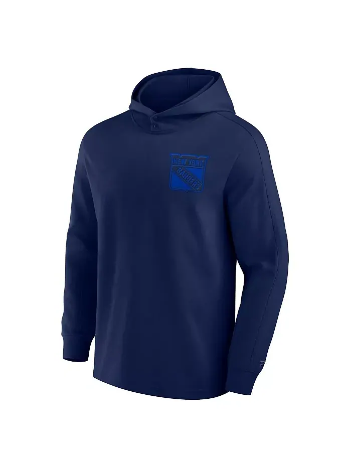 Мужская синяя толстовка New York Rangers Elements с капюшоном из легкого трикотажа на флисе — изображение 3 из 3