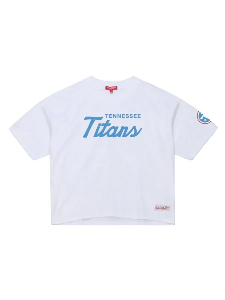 Футболка женская с принтом Head Coach Tennessee Titans Mitchell & Ness — изображение 2 из 3, белый