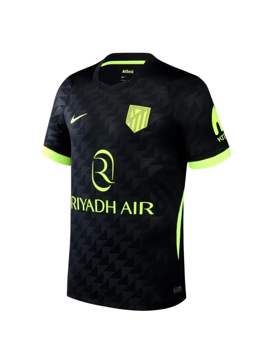 Футбольная футболка Nike Atletico de Madrid 2026/27 Away Stadium Replica Jersey — изображение 4 из 5, черный