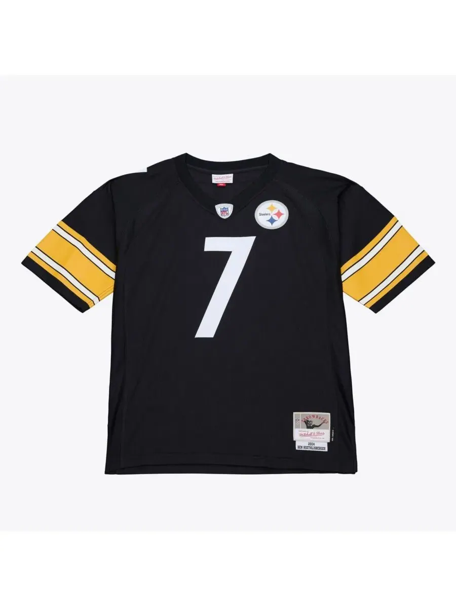 Реплика джерси Ben Roethlisberger Legacy Throwback Mitchell & Ness — изображение 1 из 5, черный