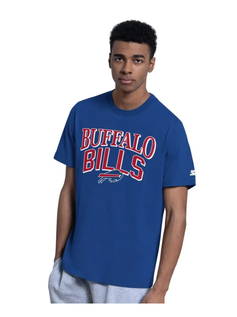 Комплект из 2 футболок с принтом Buffalo Bills Starter — изображение 5 из 5, серый