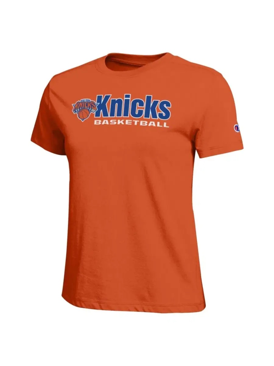 Футболка с принтом New York Knicks Champion — изображение 2 из 3, оранжевый