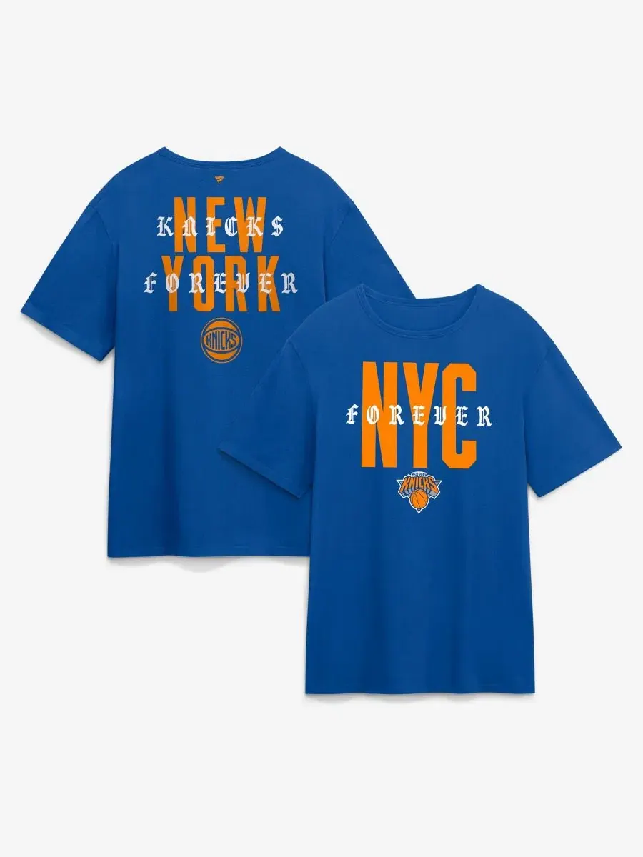 Футболка с длинным рукавом с принтом NYC Forever Legacy Fanatics — изображение 1 из 3, синий