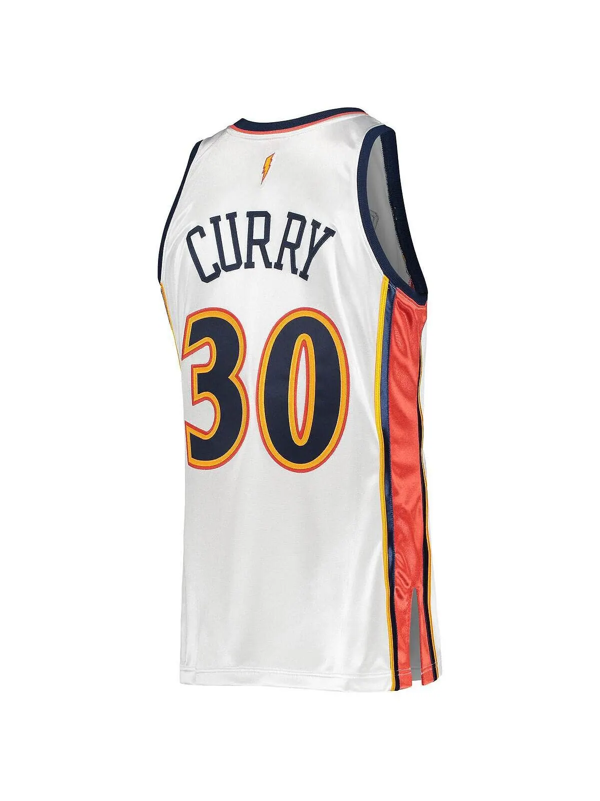 Мужская белая футболка Golden State Warriors Стивена Карри 2009-10 Hardwood Classics Authentic — изображение 2 из 3, белый