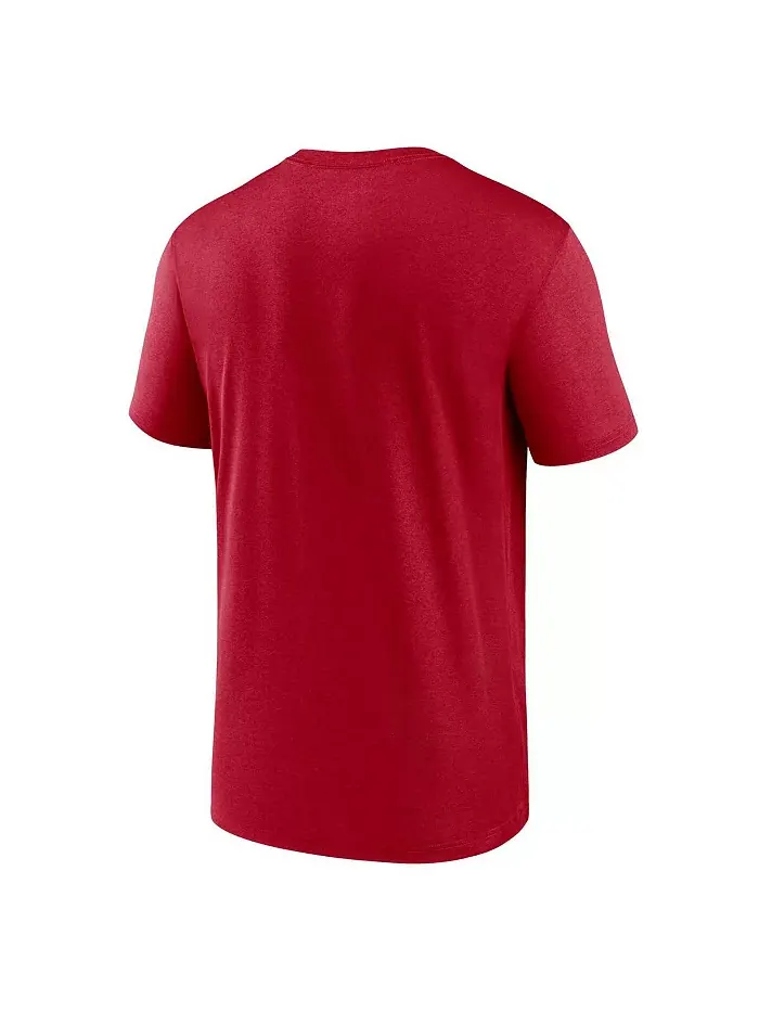 Мужская красная футболка New York Giants Legend Logo Performance Nike — изображение 3 из 3