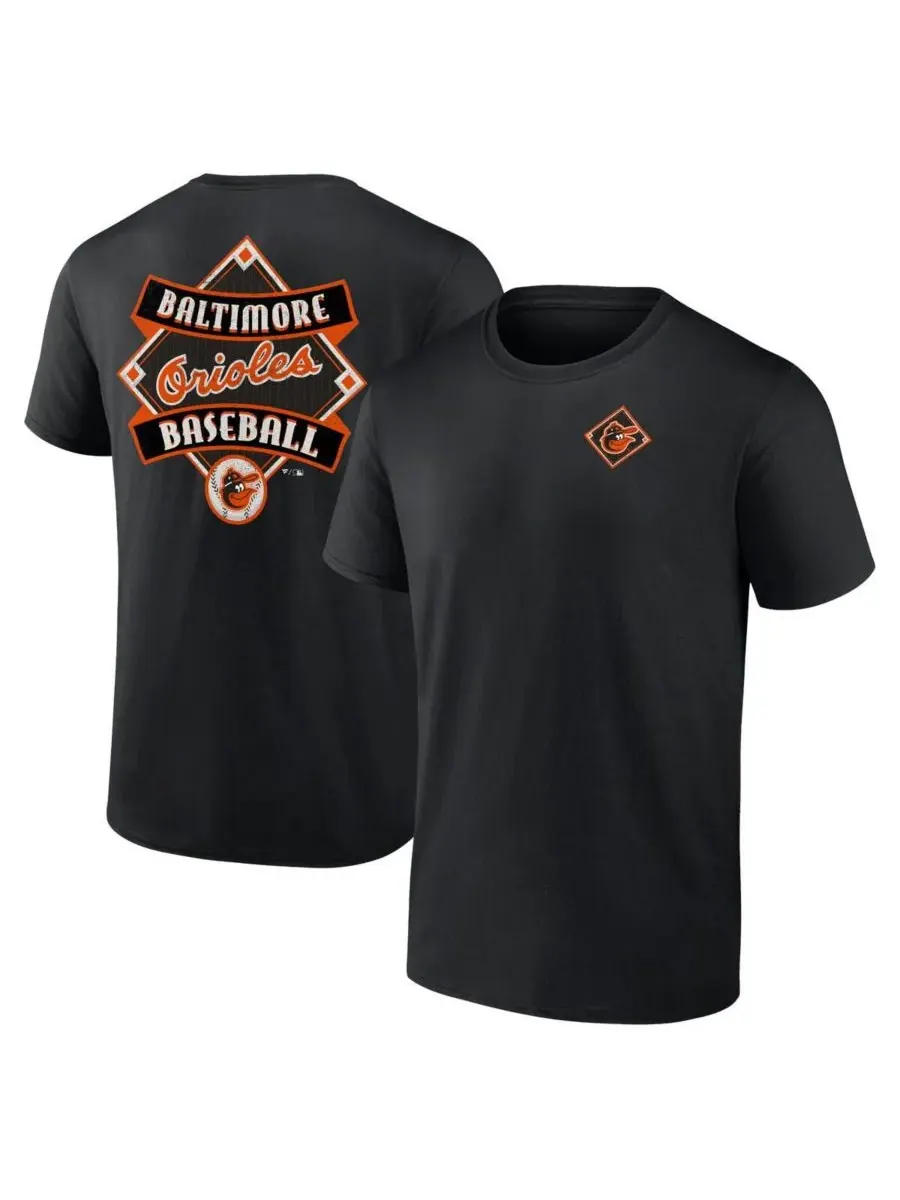 Fanatics Mto Label Мужская черная футболка Baltimore Orioles Field Play — изображение 1 из 3, черный