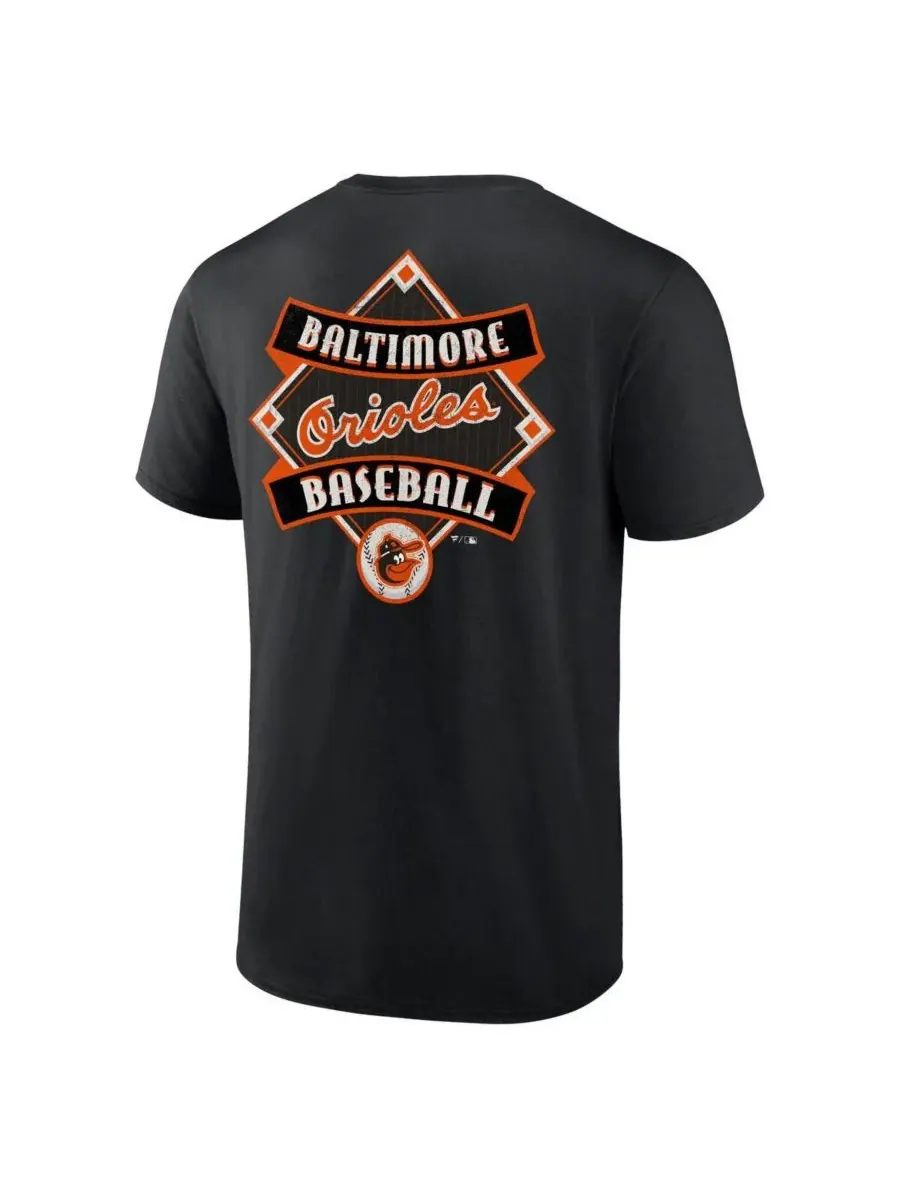 Fanatics Mto Label Мужская черная футболка Baltimore Orioles Field Play — изображение 3 из 3, черный