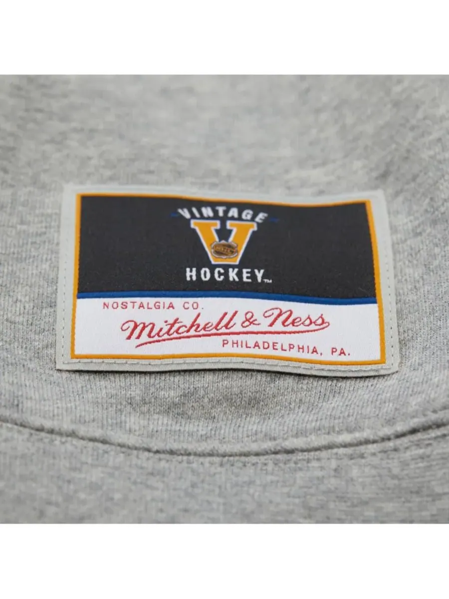 Mitchell & Ness Женская легкая толстовка-пуловер серого цвета с логотипом команды «Питтсбург — изображение 5 из 5, серый