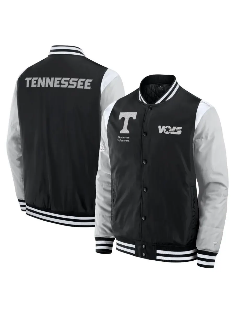 Fanatics Мужская черная куртка Tennessee Volunteers Elements Elite с застежкой на кнопках — изображение 1 из 4, черный