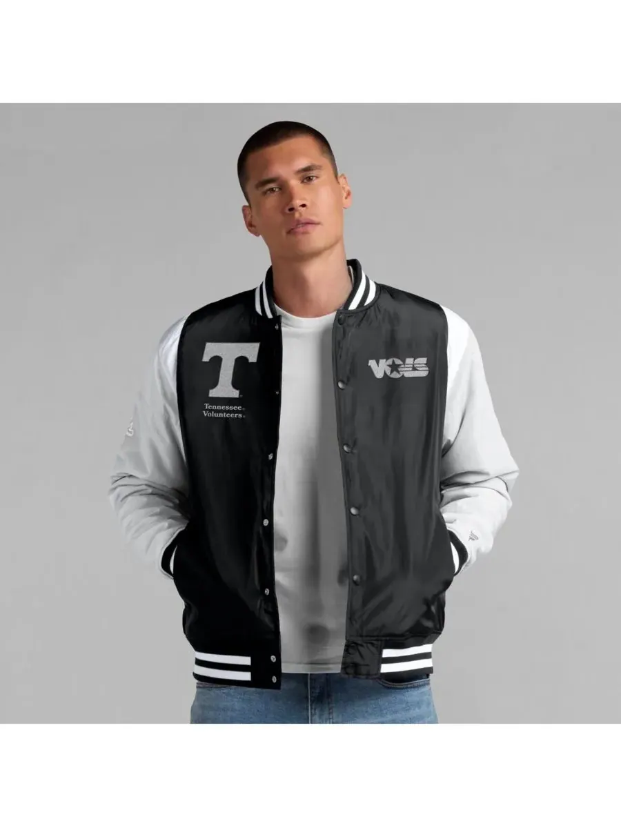 Fanatics Мужская черная куртка Tennessee Volunteers Elements Elite с застежкой на кнопках — изображение 4 из 4, черный