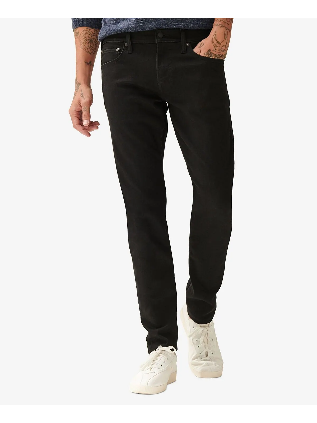 Мужские джинсы узкого кроя 110 Lucky Brand — изображение 4 из 7, черный