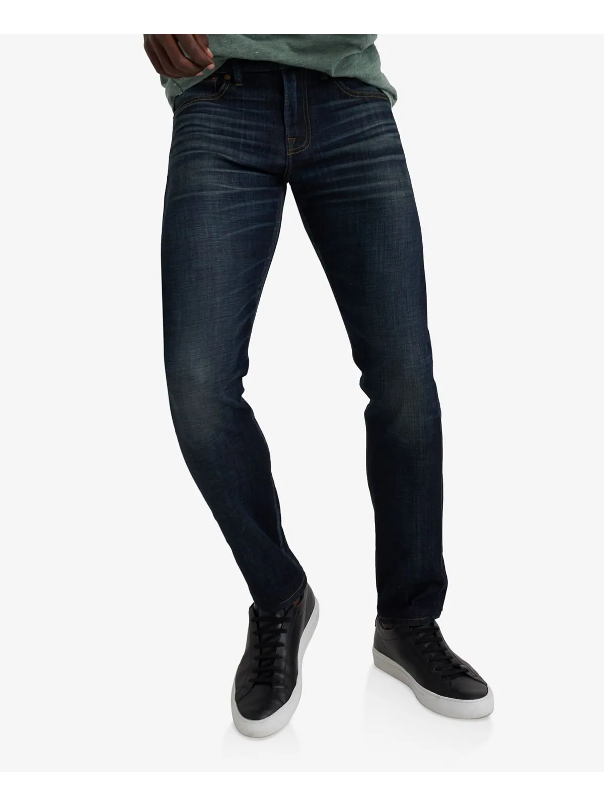 Мужские джинсы узкого кроя 110 Lucky Brand — изображение 5 из 7, черный