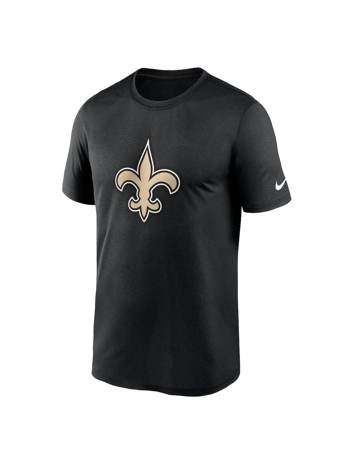 Мужская черная футболка с логотипом New Orleans Saints Legend Performance Nike — изображение 2 из 3, черный