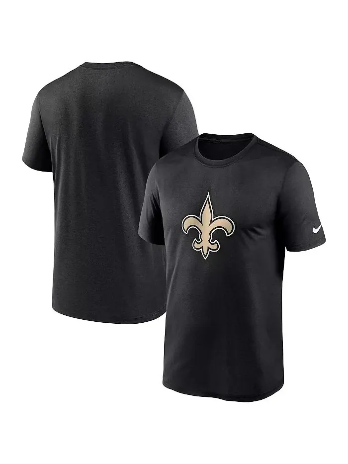 Мужская черная футболка с логотипом легенды New Orleans Saints Performance Nike — изображение 1 из 3