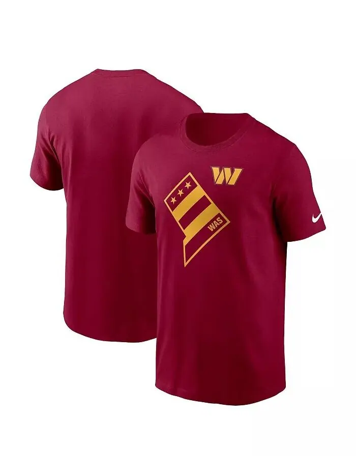 Мужская бордовая футболка Washington Commanders Local Essential Nike — изображение 1 из 3
