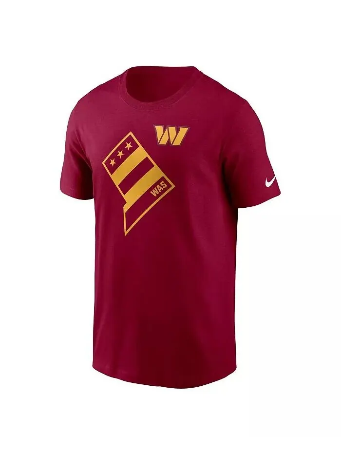 Мужская бордовая футболка Washington Commanders Local Essential Nike — изображение 2 из 3