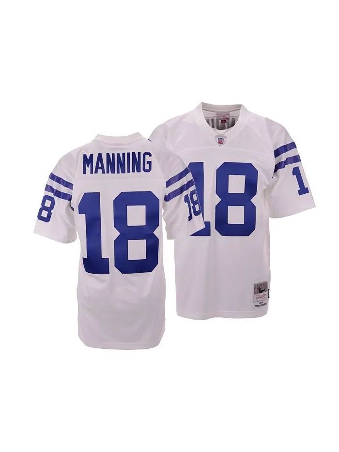 Реплика мужского джерси Indianapolis Colts Reyton Manning Пейтона Мэннинга Mitchell & Ness — изображение 1 из 3, белый