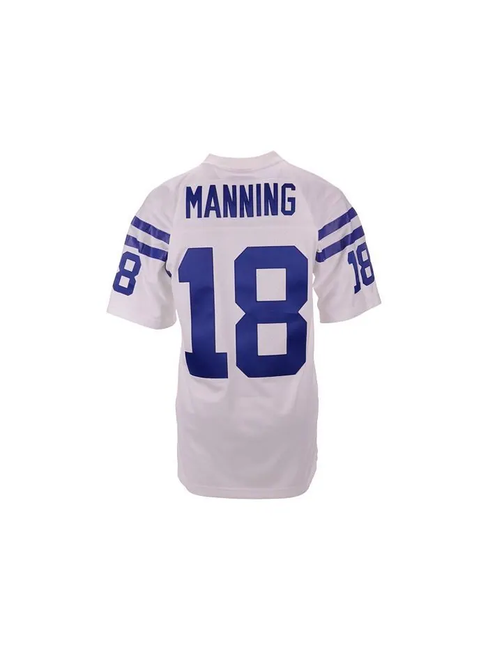 Реплика мужского джерси Indianapolis Colts Reyton Manning Пейтона Мэннинга Mitchell & Ness — изображение 2 из 3, белый