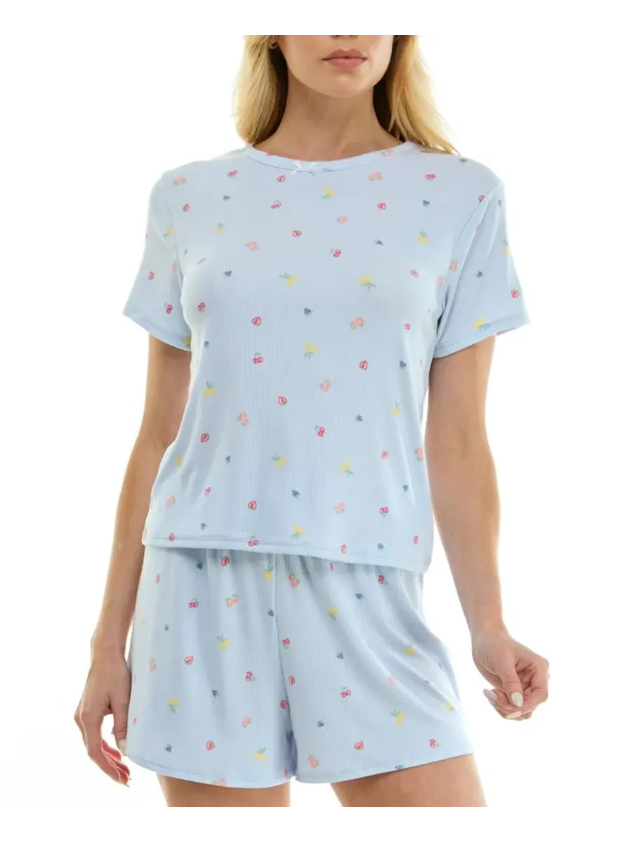 Женский комплект из двух предметов: футболка с коротким рукавом и шорты Sincerely Jules — изображение 2 из 8