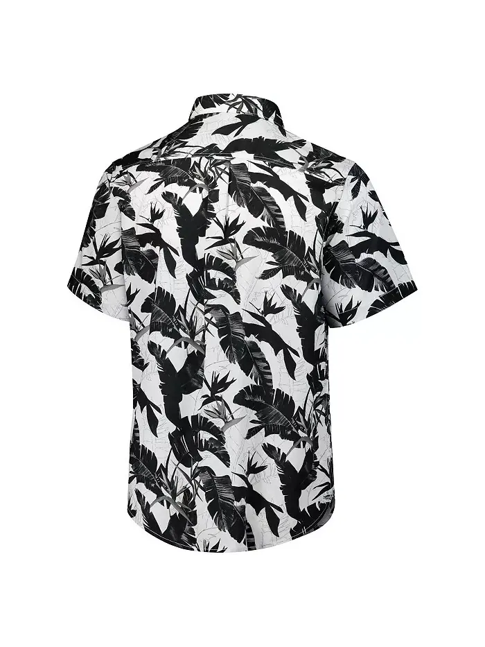 Мужская черная рубашка Philadelphia Eagles Sunnyvale Blooms Camp на пуговицах Tommy Bahama — изображение 2 из 3